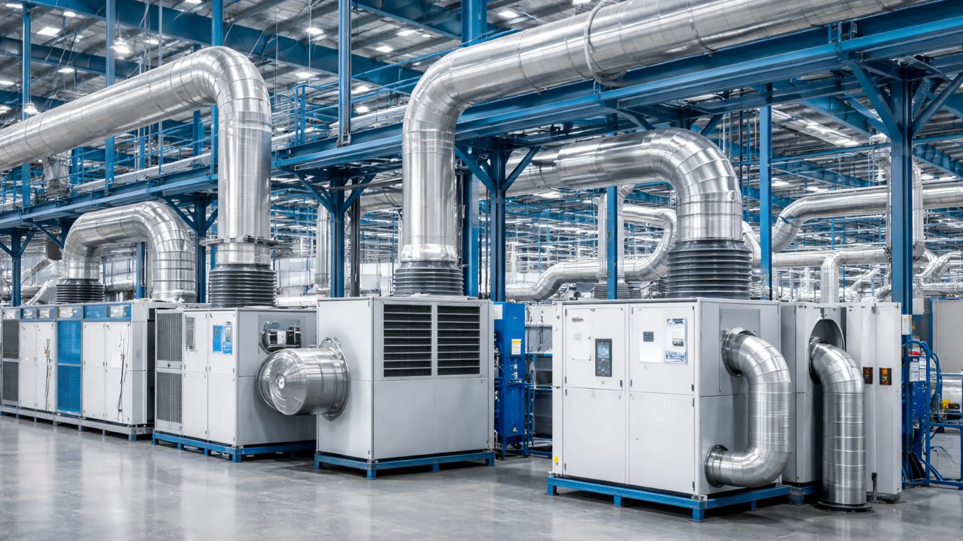 Large-scale industrial air filtration and heavy-duty HVAC systems utilizing advanced activated carbon filters for chemical gas scrubbing and odor control.